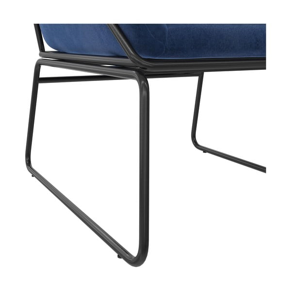 Kék bársony fotel Avery – Støraa-image-4