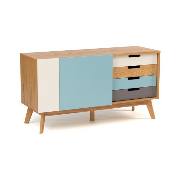 Chaser komód kék részletekkel - Woodman-image-3