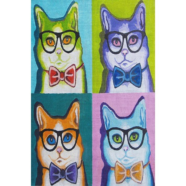 Animals csúszásgátlós gyerekszőnyeg, 80 x 200 cm - Conceptum Hypnose-image-4