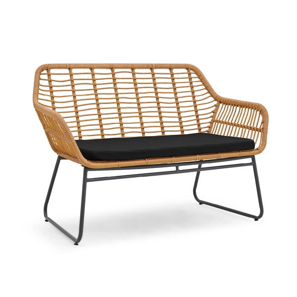 Természetes színű négyszemélyes kerti lounge szett Kilsund - Bonami Selection-image-2