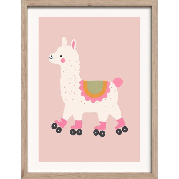 Gyerek kép 30x40 cm Roller Llama – Styler