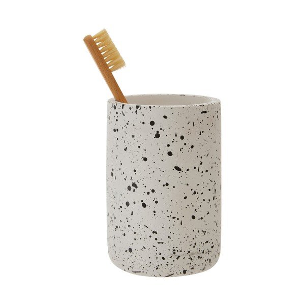Krémszínű beton fogkefetartó pohár Mozie – Premier Housewares-image-2