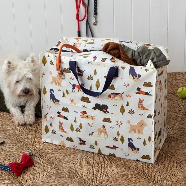 Újrahasznosított műanyag ruhatároló doboz 28x58x48 cm Dog Park – Rex London-image-1