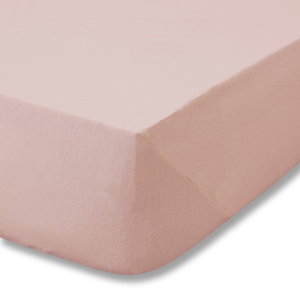 Rózsaszín pamut lepedő 135x190 cm – Catherine Lansfield