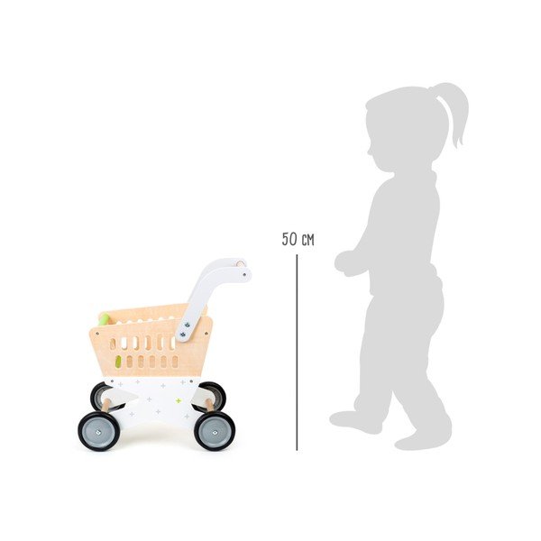 Shopping fa, játék bevásárlókocsi - Legler-image-4