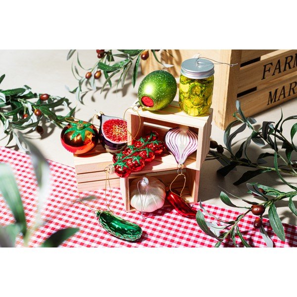 Üveg karácsonyfadísz 7 cm Olive – Sass & Belle-image-4