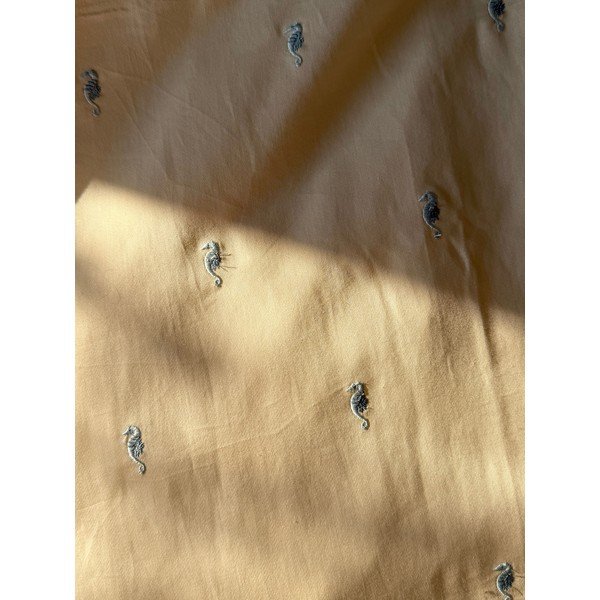 Világossárga bio pamut gyerek ágyneműhuzat babaágyhoz 70x100 cm Sea Garden – Cam Cam Copenhagen-image-4