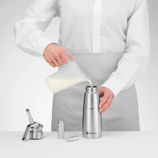 Profi Line rozsdamentes acél tejszínhabkészítő, 0,5 l - Hendi-image-1