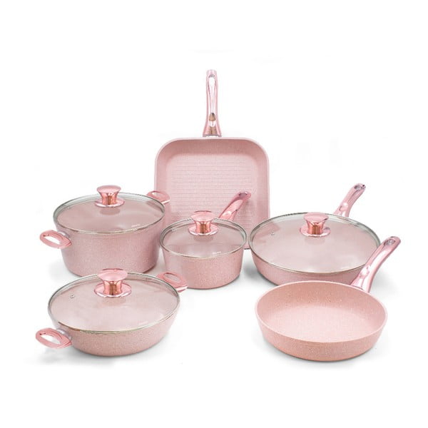 Stonerose Rose Giacomo 6 db-os edénykészlet fedőkkel - Bisetti