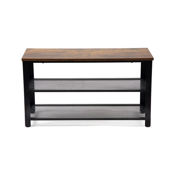 Fekete acél cipőtartó 80x45x30 cm Arne – Bonami Essentials-image-2