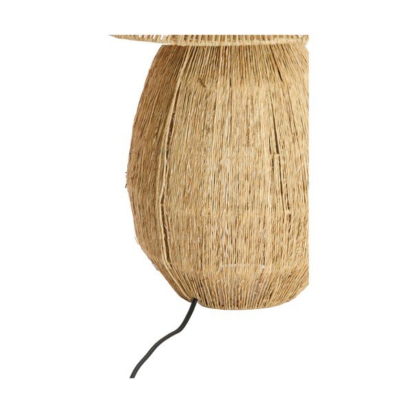 Natúr színű asztali lámpa juta búrával (magasság 55 cm) Maruva – Light & Living-image-4