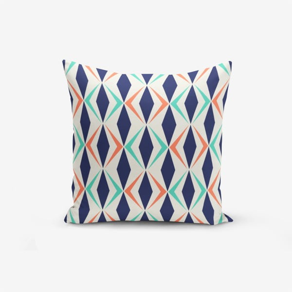 Colorful Geometric Design pamutkeverék párnahuzat, 45 x 45 cm - Minimalist Cushion Covers