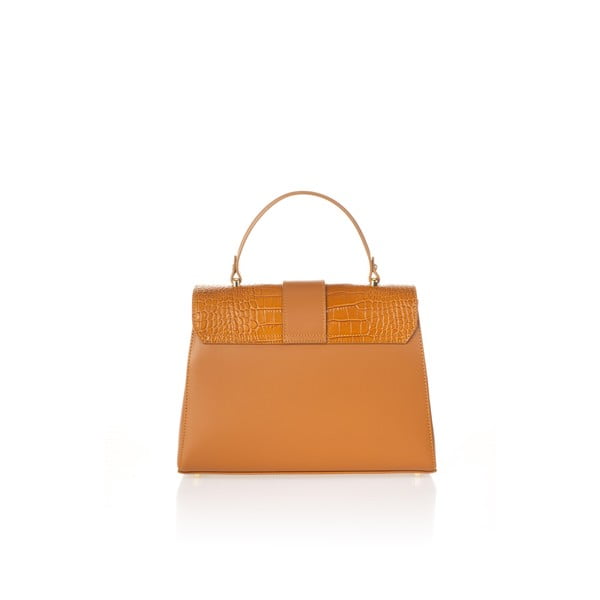 Marta narancssárga bőrtáska - Federica Bassi-image-2