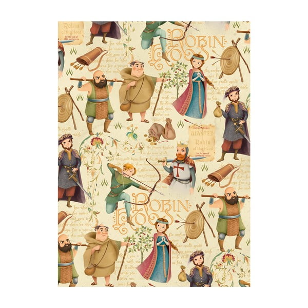 Jegyzettömb golyóstollal 50 oldal A6 Robin Hood – Kartos-image-1