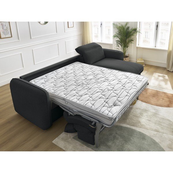 Fekete kanapé 216 cm Achille – Bobochic Paris-image-1