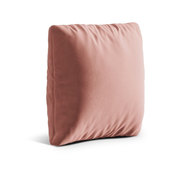 Rózsaszín bársony párna kanapéra Kemi – Cosmopolitan Design-image-1