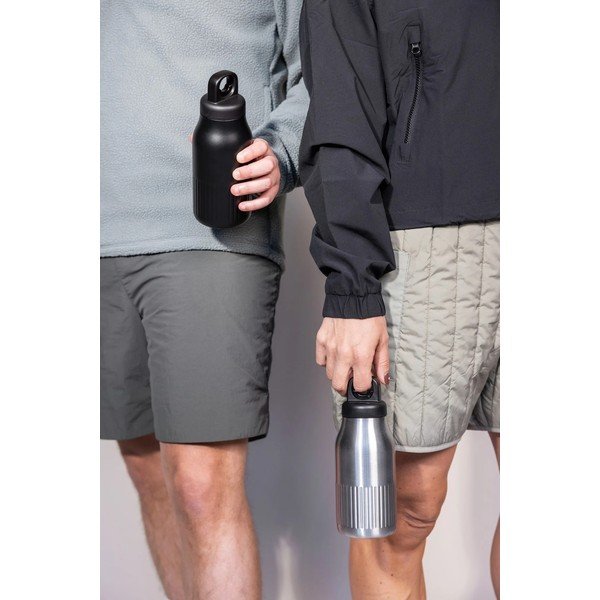 Ezüstszínű rozsdamentes acél termopalack 500 ml Truls – Sagaform-image-1