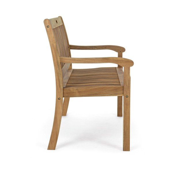 Natúr színű tömörfa kerti pad Noemi – Bizzotto-image-3