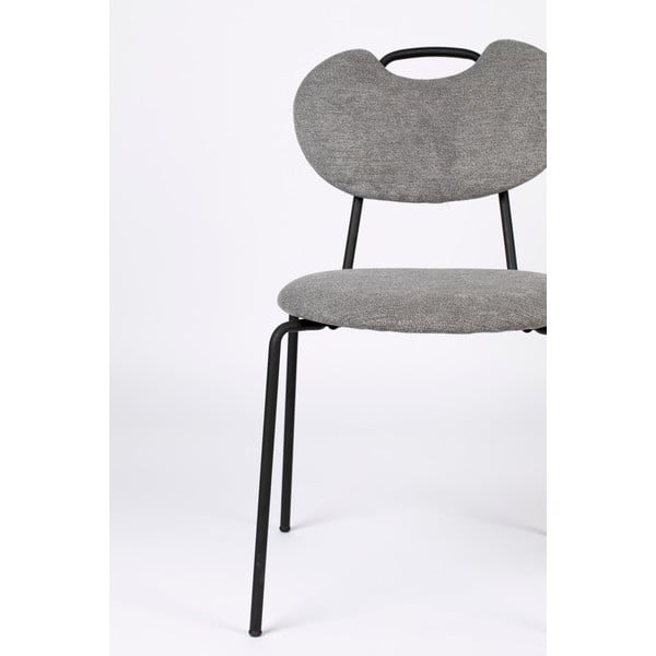 Szürke étkezőszék szett 2 db-os Aspen – White Label-image-1