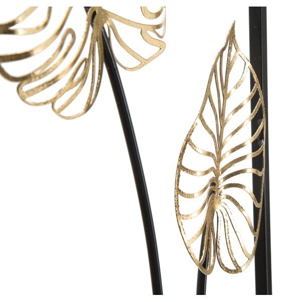 Luxy -A- levél motívumos fali fémdekoráció, 31 x 90 cm - Mauro Ferretti-image-3
