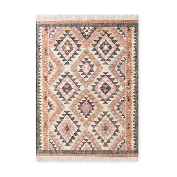 Szürke kézi szövésű juta szőnyeg 120x170 cm Roya Parsa – Elle Decoration