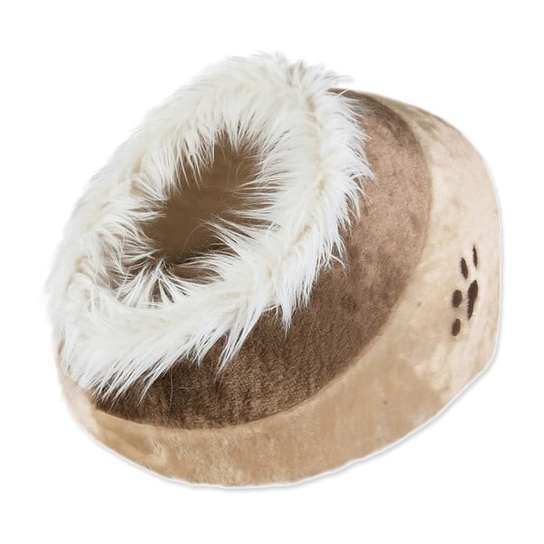 Bézs plüss bújó macskáknak 35x26 cm Trixie Minou – Plaček Pet Products