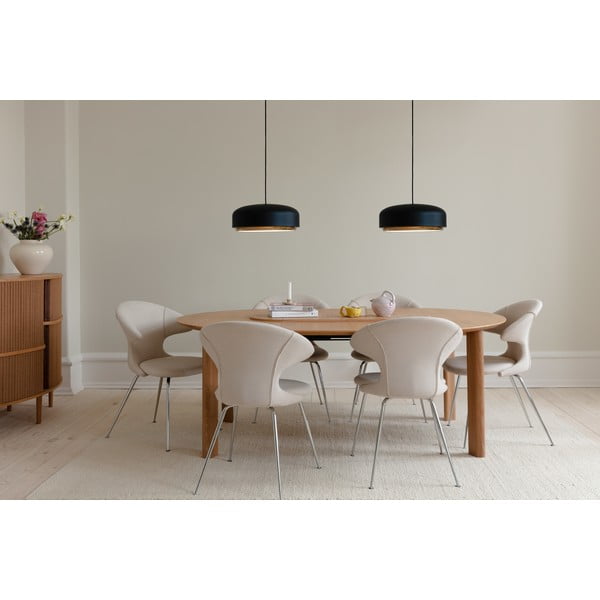 Fekete LED függőlámpa fém búrával ø 40 cm Hazel medium – UMAGE-image-3