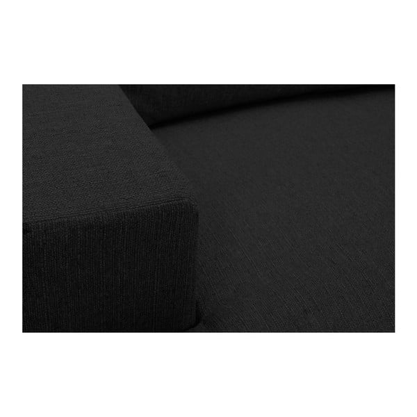 Daphne fekete bal oldali sarokkanapé - Windsor & Co Sofas-image-1