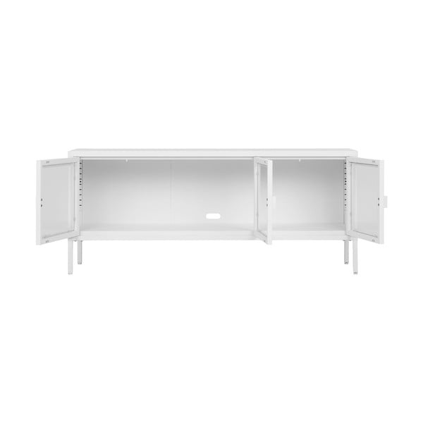 Fehér fém TV-állvány 130x55 cm Brisbane – House Nordic-image-2