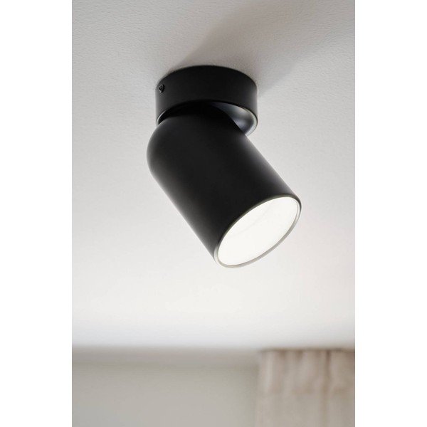 Fekete fém spotlámpa hajlítható szerkezettel-dimmelhető ø 10,5 cm Ara – Jotex-image-1