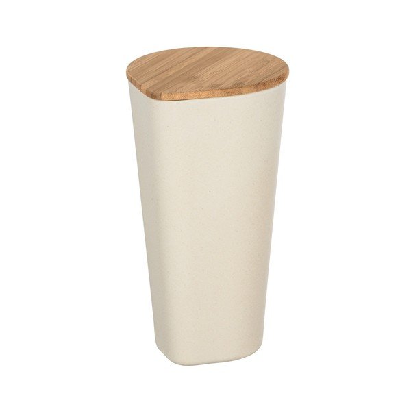 Derry bézs kerámia tárolóedény bambusz fedővel, 1 l - Wenko-image-2