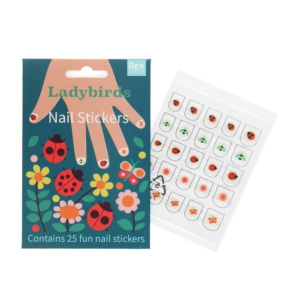 Kreatív készlet Ladybird – Nail stickers – Rex London