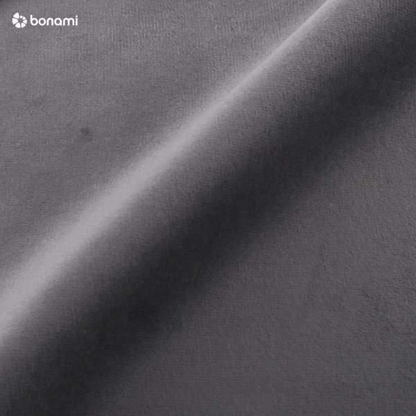 Szürke bársony sarokkanapé (bal oldali-heverő résszel) Lani – Makamii-image-1