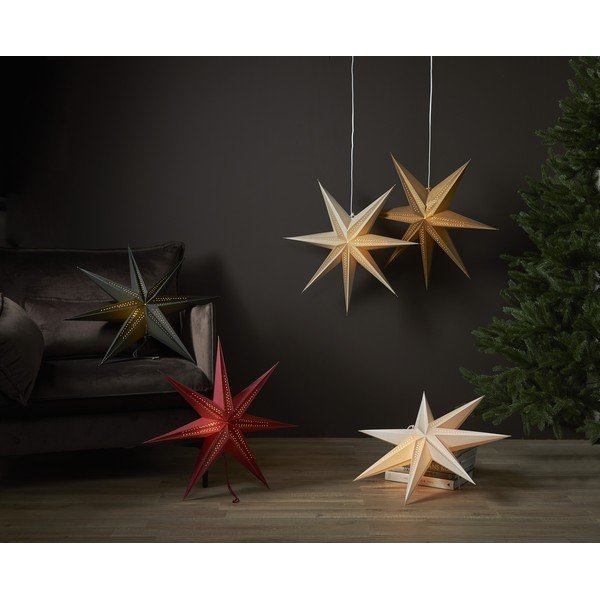 Karácsonyi aranyszínű fénydekoráció ø 60 cm Point - Star Trading-image-1