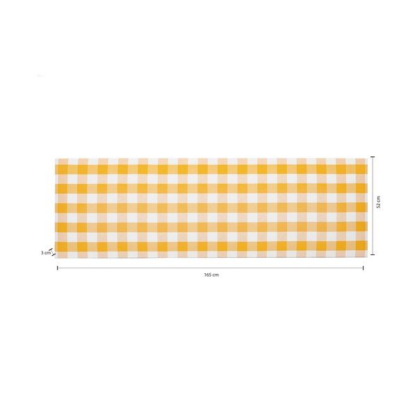 Sárga kárpitozott ágytámla 165x52 cm Billie – Really Nice Things-image-4