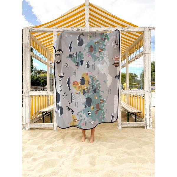 Mikroszálas piknik takaró 145x180 cm Travel Around The World – Butter Kings-image-2