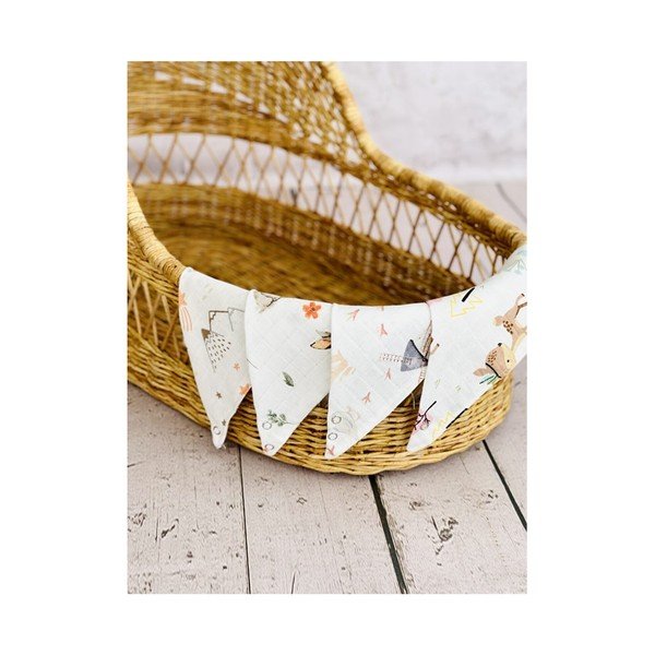 Fehér muszlin előke készlet 4 db-os Mila - Lydia&Co-image-2