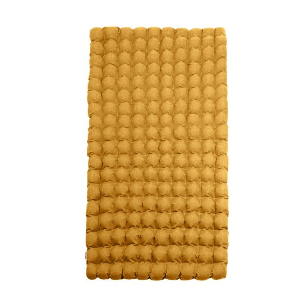 Bubbles mustársárga relaxációs masszázs matrac, 110 x 200 cm - Linda Vrňáková