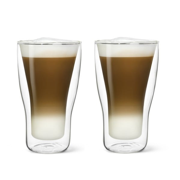 2 db duplafalú lattés pohár, 340 ml - Bredemeijer