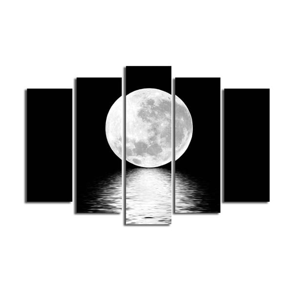 White Moon többrészes kép, 105 x 70 cm