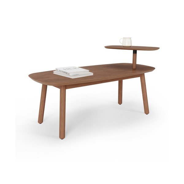 Barna bükkfa dohányzóasztal 56x120 cm Swivo – Umbra-image-4