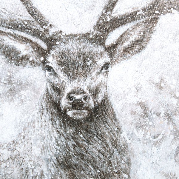 Autumn Stag fali kép, 70 x 70 cm - Art for the home-image-2