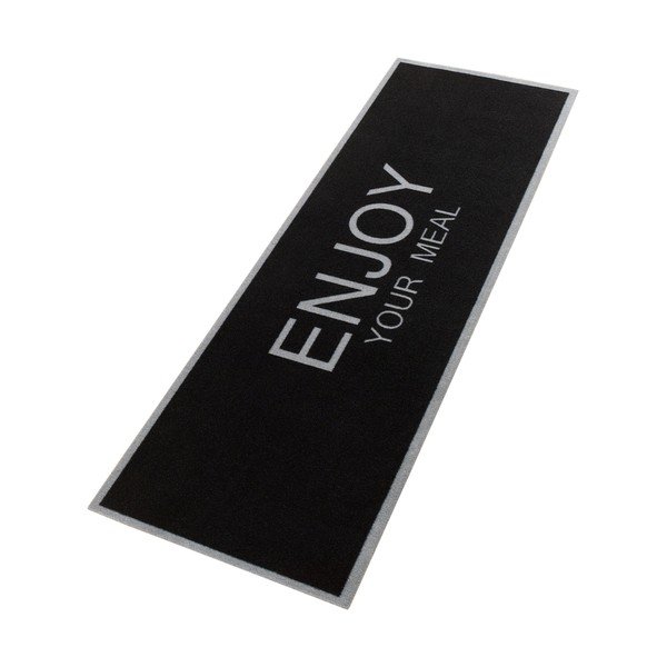 Enjoy fekete futószőnyeg, 50 x 150 cm - Zala Living-image-3