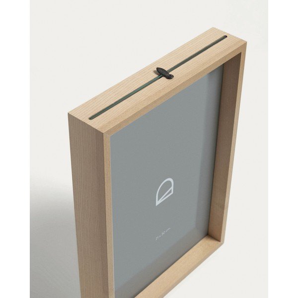 Natúr színű álló képkeret 22,5x31,5 cm Flavina – Kave Home-image-3