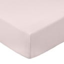 Rózsaszín gumis pamut-perkál lepedő 90x190 cm Cotton Percale – Bianca
