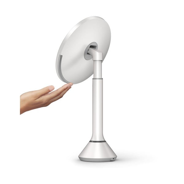 Kozmetikai tükör világítással-nagyítós (ötszörös) ø 20 cm Sensor – simplehuman-image-4