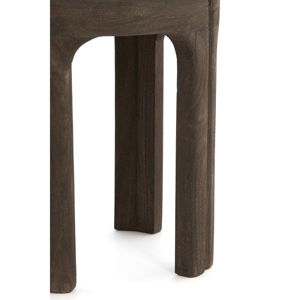Kerek tárolóasztal kő asztallappal ø 45 cm Ali – Light & Living-image-4