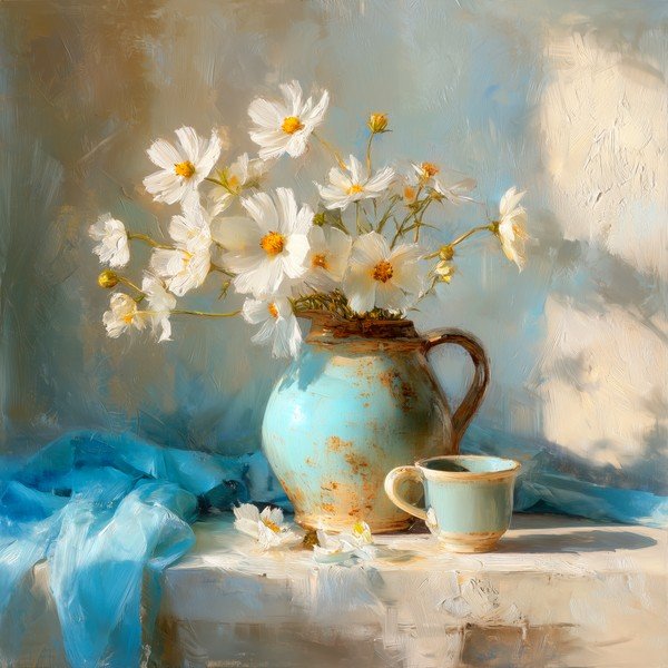 Nyomtatott keretezett kép 70x70 cm Anemone – Styler