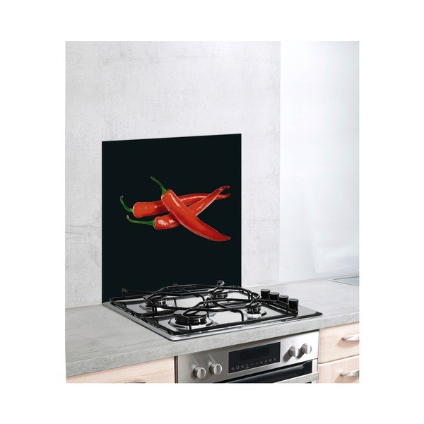 Edzett üveg falvédő tűzhelyhez 60x70 cm Peperoni – Wenko-image-2