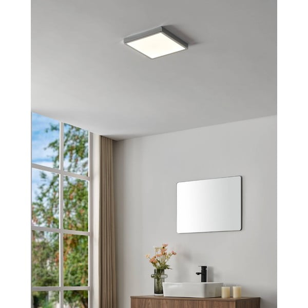 Ezüstszínű LED mennyezeti lámpa 28,5x28,5 cm FUEVA 5 – EGLO-image-1